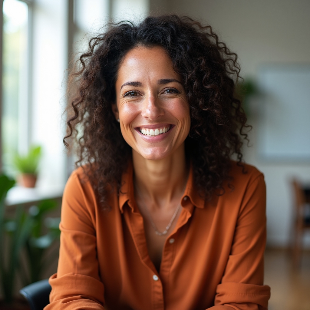 Community facilitator at Valenstaro, professional portrait